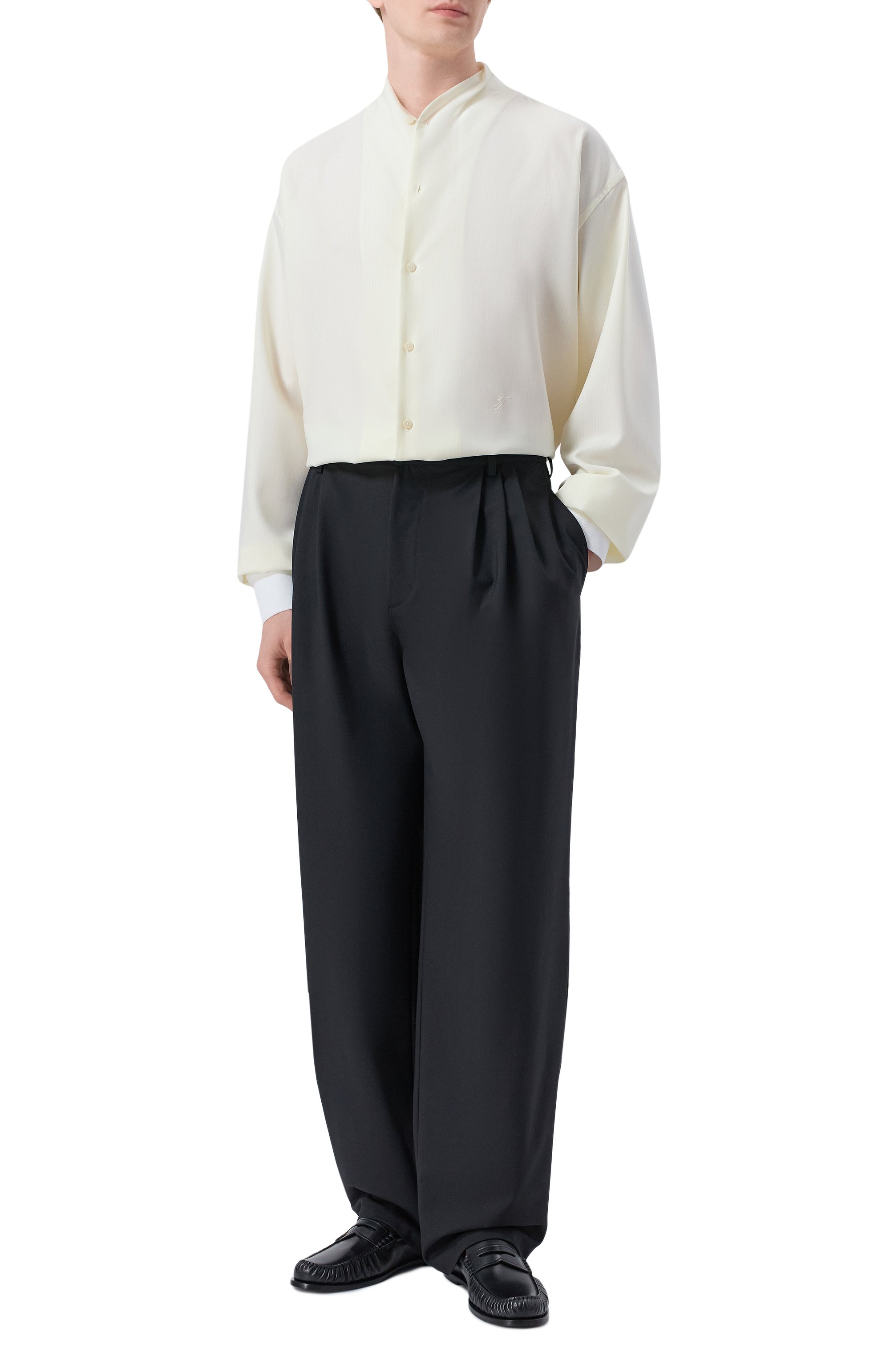 Шерстяная рубашка JACQUEMUS, арт. 26ESHM00593/AW00732, фото 2