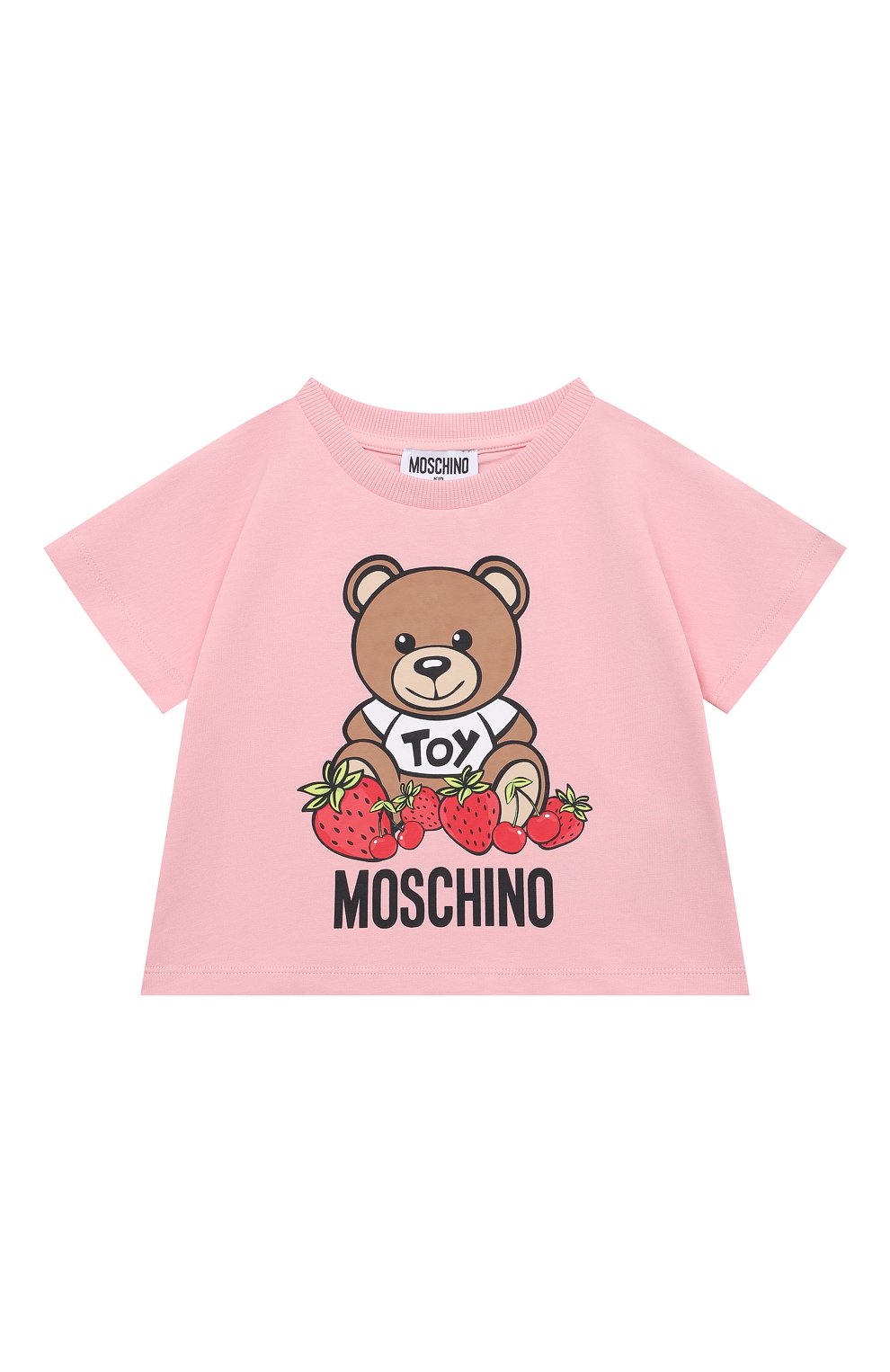 Хлопковая футболка MOSCHINO, арт. HDM04E/LBA00/4A-8A, фото 1