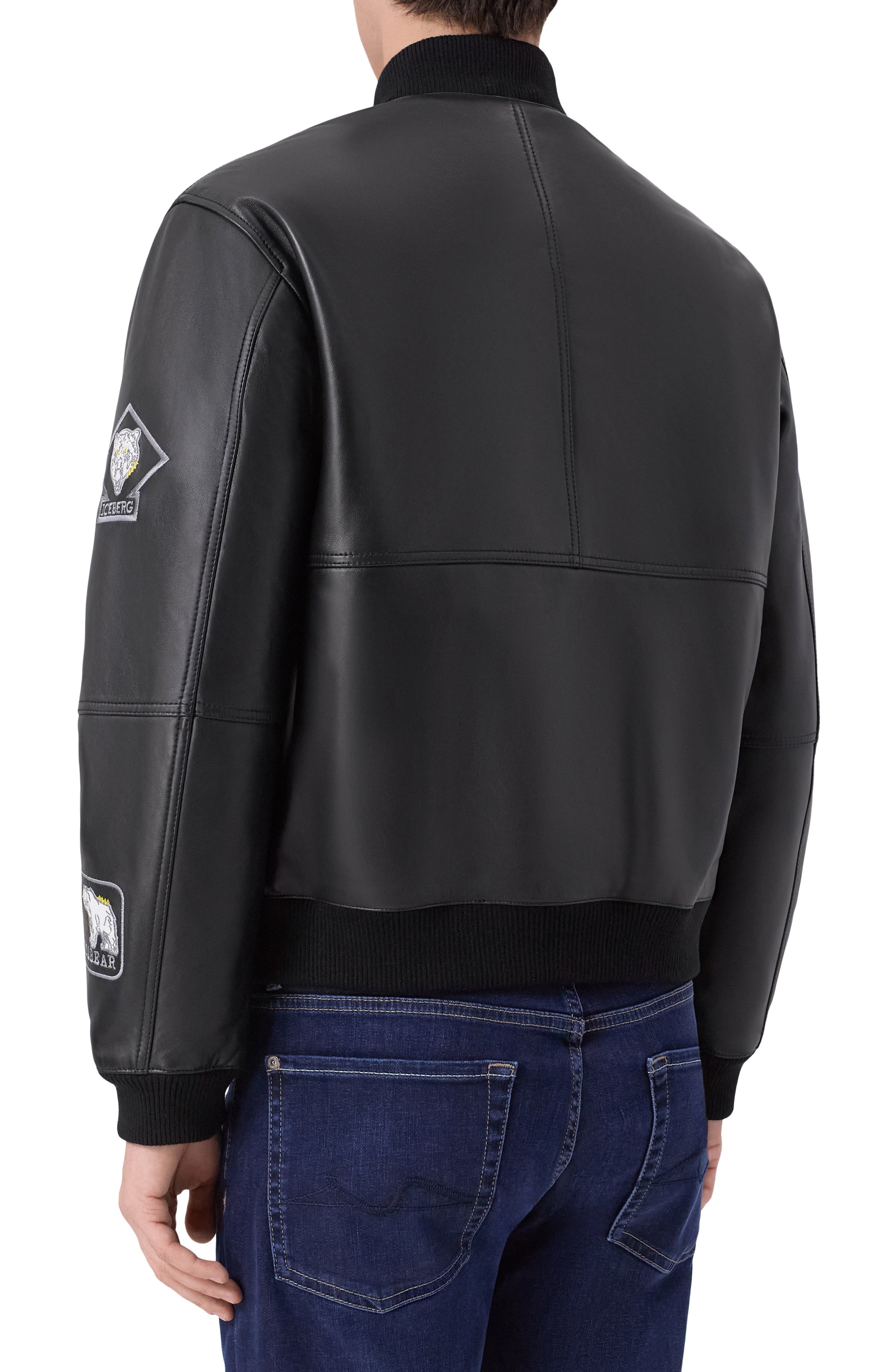 Кожаный бомбер ICEBERG, арт. Z011/6804, фото 4