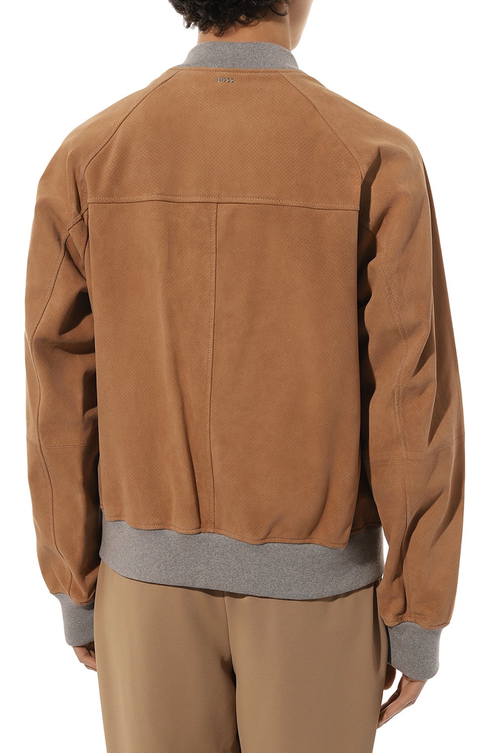Замшевый бомбер BOSS, арт. 50485069, фото 4
