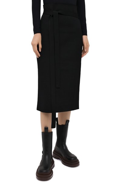 Юбка из шерсти и вискозы JIL SANDER, арт. JSPR754072-WRY39038, фото 3