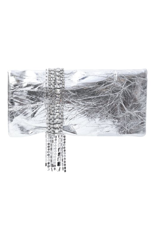 Клатч Zandra Jimmy Choo ZANDRABYN Серебряный  ZANDRABYN Фото 6