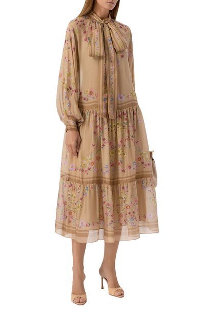 Женское шелковое платье ELIE SAAB, арт. D1249/CH011