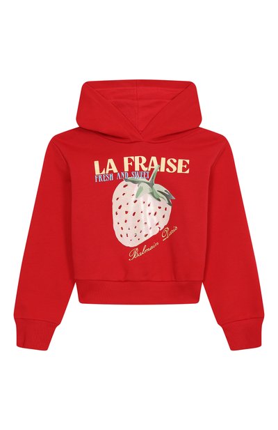 Хлопковое худи BALMAIN, арт. BW4A50