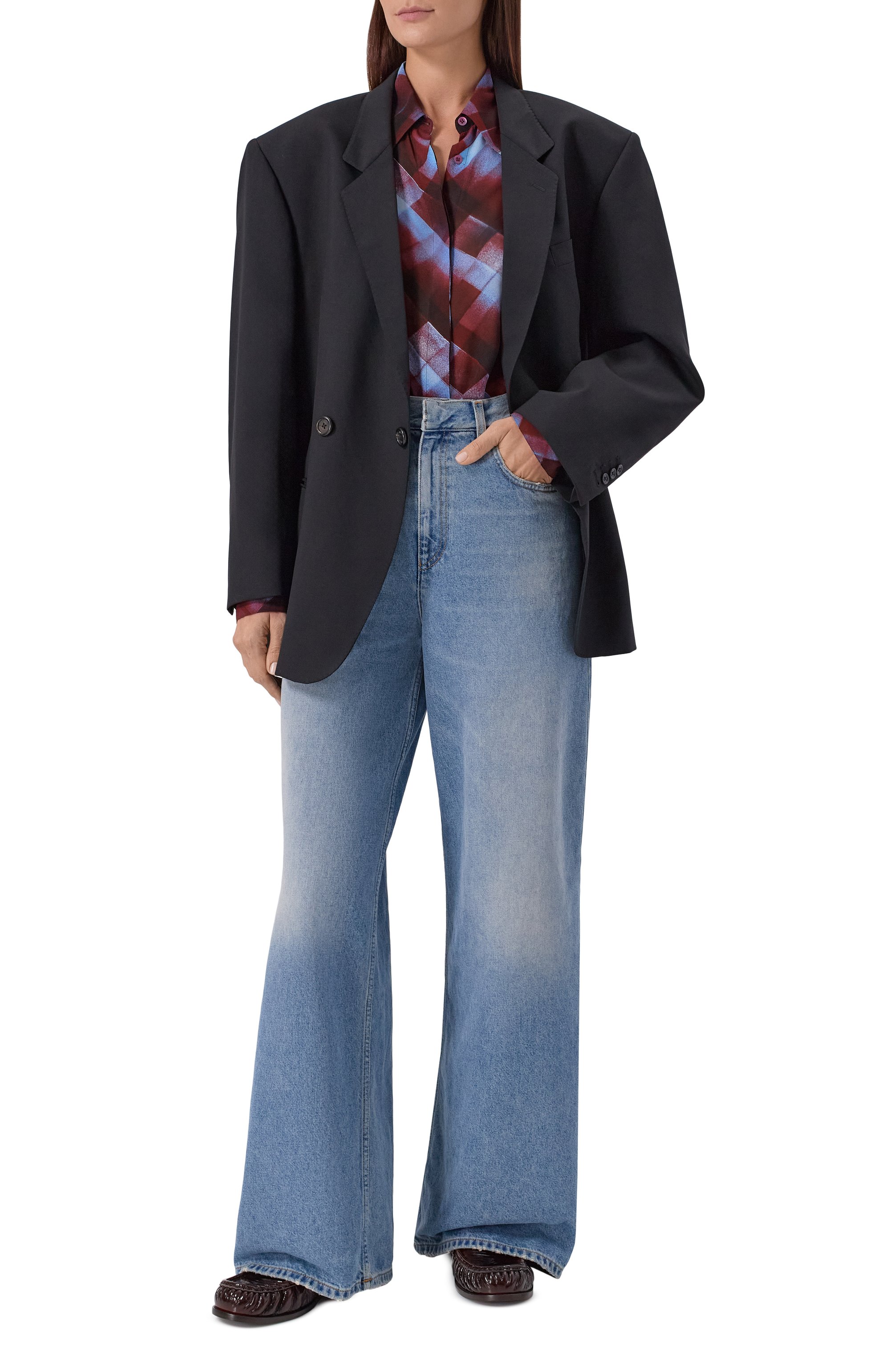 Кожаные лоферы DRIES VAN NOTEN, арт. 011700-190-704, фото 3