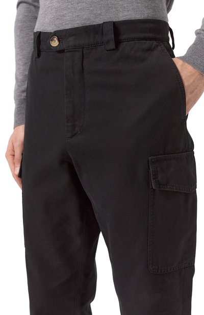 Хлопковые брюки-карго BRUNELLO CUCINELLI, арт. M252DE1890, фото 5