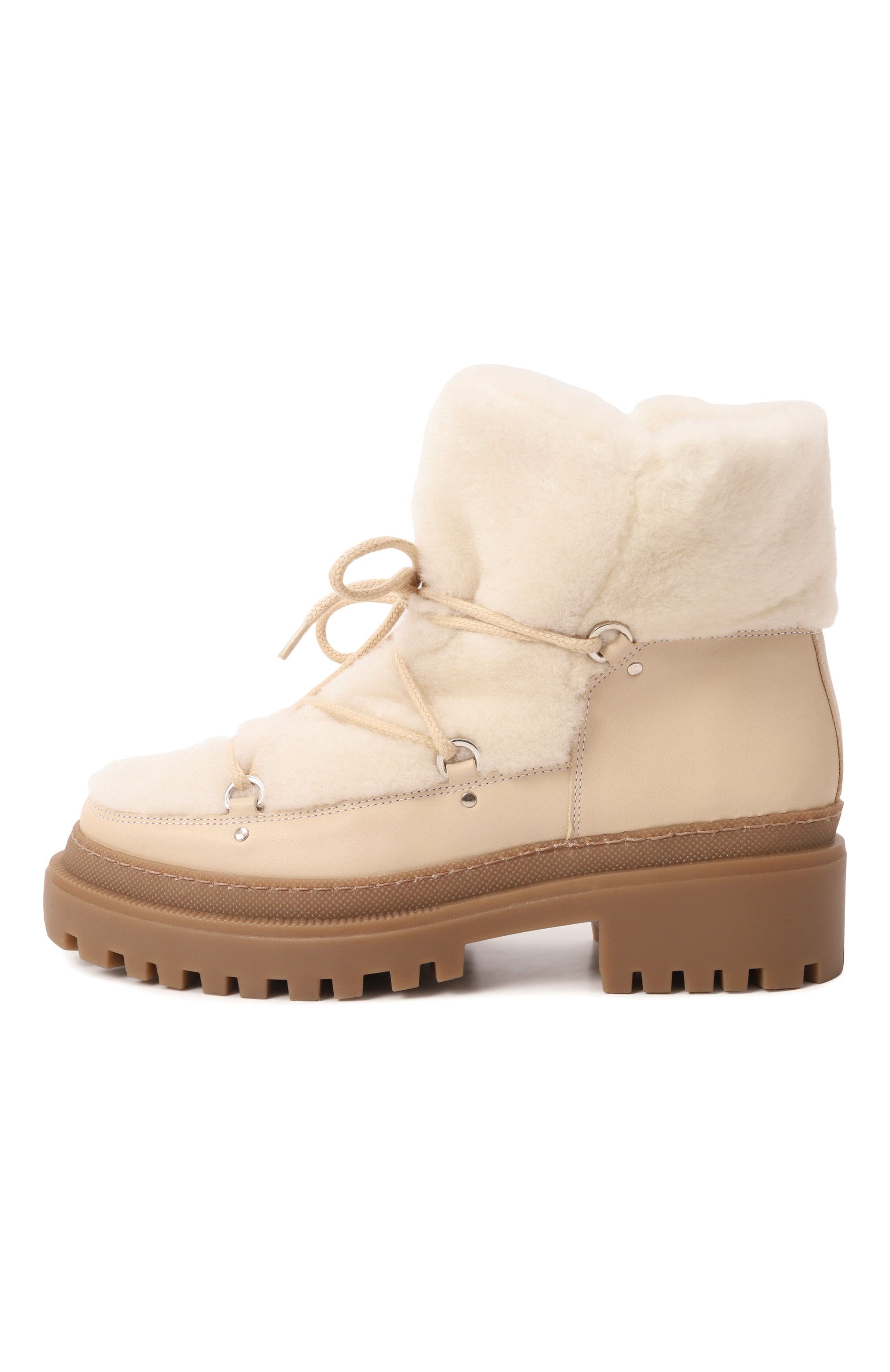 Комбинированные ботинки YVES SALOMON, арт. 24WAC516XXMERX, фото 4