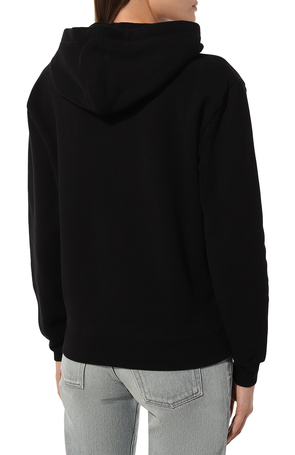 Хлопковое худи SAINT LAURENT, арт. 757073/Y36SW, фо то 4