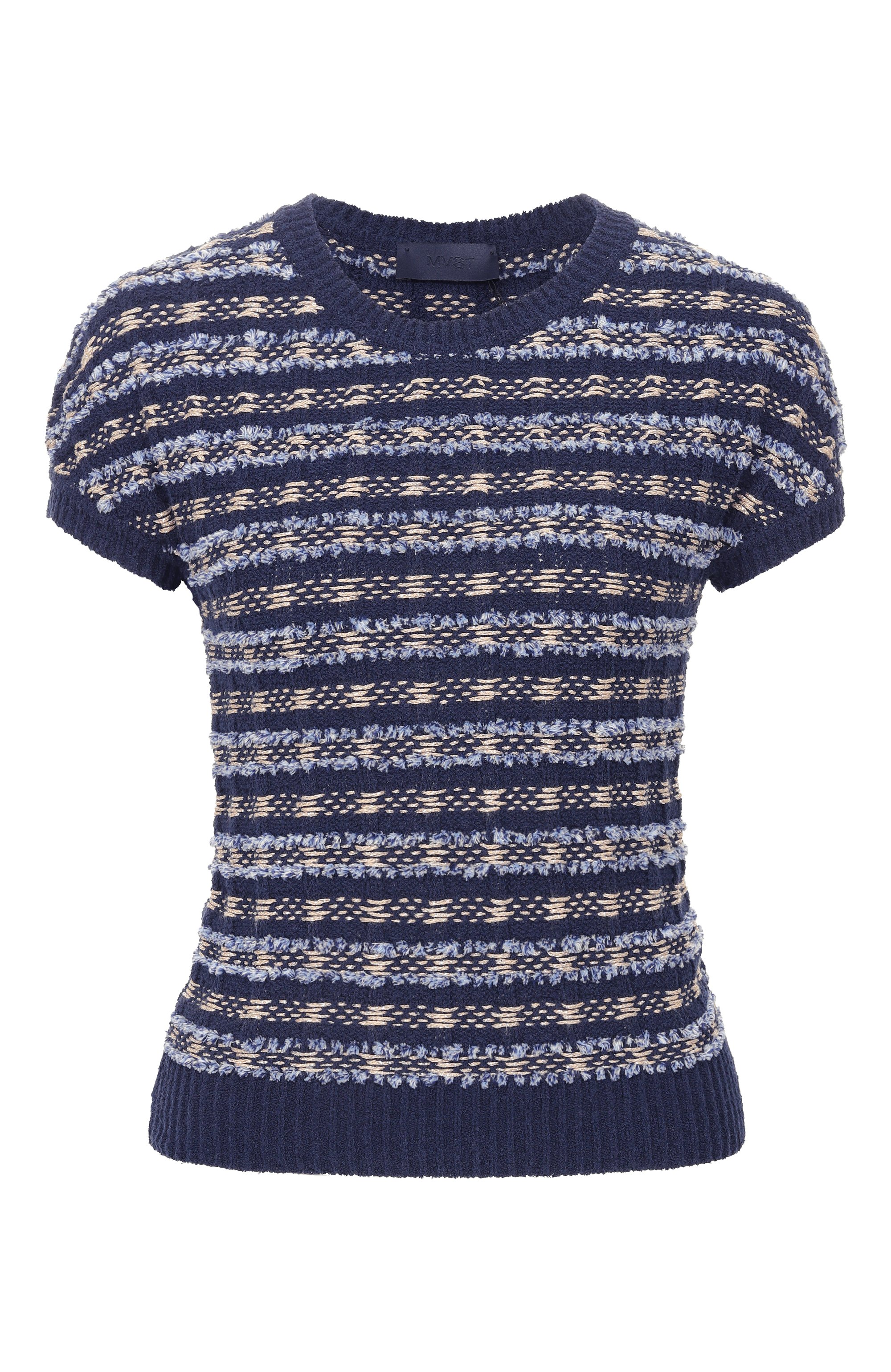 Пуловер из хлопка и вискозы MVST, арт. M26.2PW.K219/Y004, фото 1