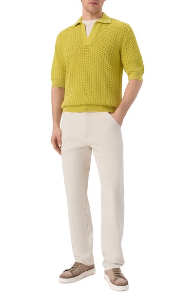 Хлопковое поло ANDREA CAMPAGNA, арт. M5426-9022, фото 2