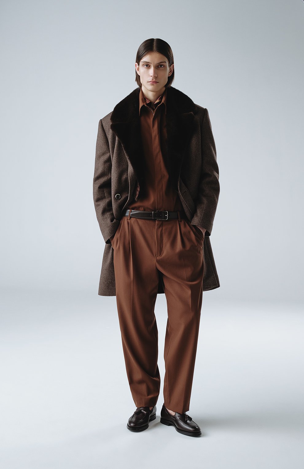 Шерстяные брюки DRIES VAN NOTEN, арт. 232-020923-7062, фото 6