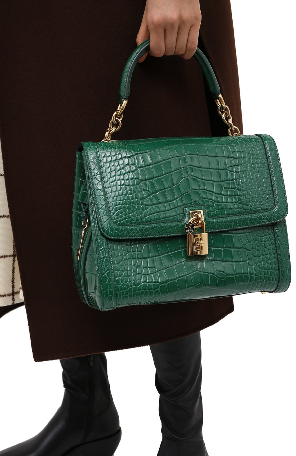 Сумка из кожи аллигатора DOLCE & GABBANA, арт. BB5263/B2CL6, фото 2
