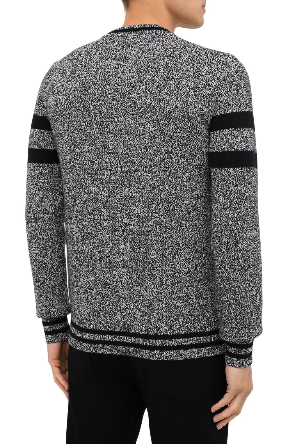 Кашемировый свитер DOLCE & GABBANA серого цвета по цене 137000 руб., арт. GXA63T/JAW1Z, фото 4 Кашемировый свитер DOLCE & GABBANA, арт. GXA63T/JAW1Z, фото 4