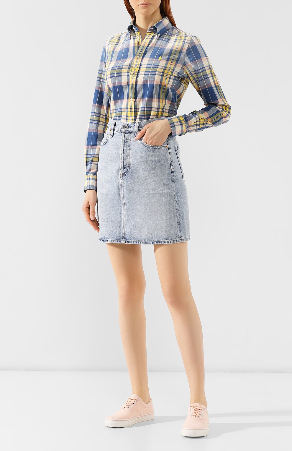 Текстильные кеды POLO RALPH LAUREN, арт. 818730338, фото 2