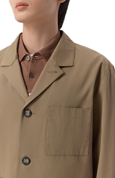 Хлопковый пиджак 12 STOREEZ коричневого цвета по цене 39000 руб., арт. 135905, фото 5 Хлопковый пиджак 12 STOREEZ, арт. 135905, фото 5