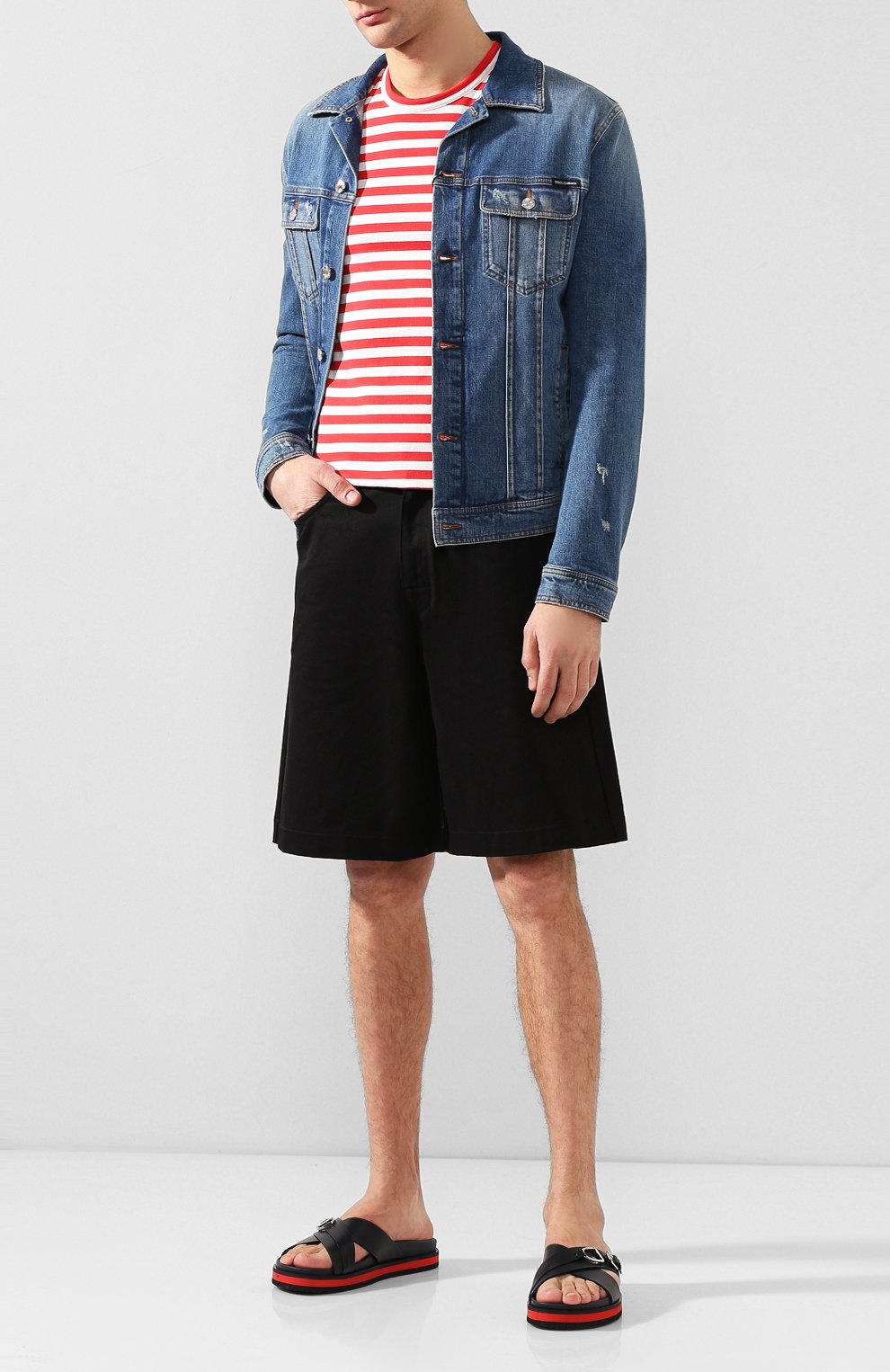 Кожаные шлепанцы RALPH LAUREN, арт. 815795858, фото 2