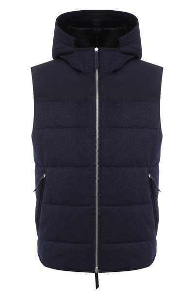 Кашемировый жилет с меховой отделкой ANDREA CAMPAGNA, арт. 94101H9IS2900, фото 1