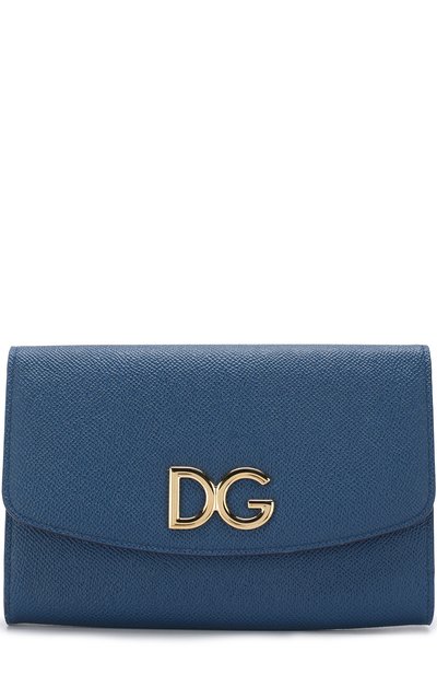 Кожаный клатч на цепочке DOLCE & GABBANA, арт. BI1028/AH338, фото 1