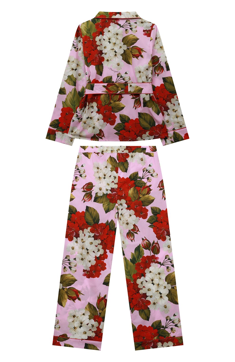 Комплект из жакеты и брюк DOLCE & GABBANA розового цвета по цене 79950 руб., арт. L51U01/HS5GF/0UTLET AW22-23, фото 2 Комплект из жакеты и брюк DOLCE & GABBANA, арт. L51U01/HS5GF/0UTLET AW22-23, фото 2