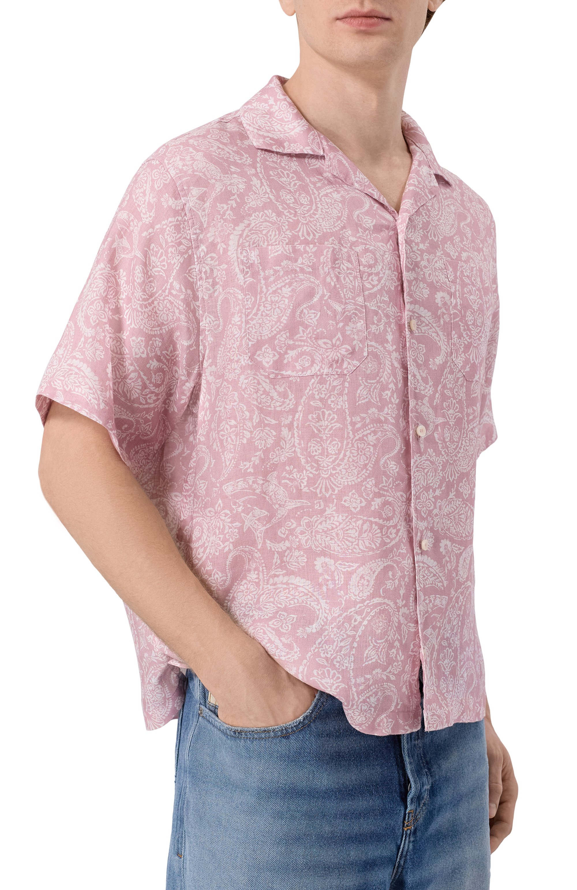 Льняная рубашка PAUL&SHARK, арт. 26413177, фото 3