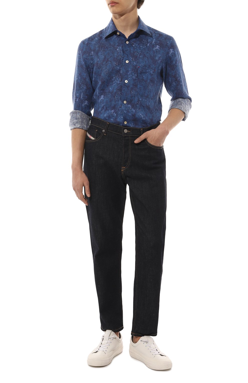 Льняная рубашка KITON, арт. UMCNERH0843504, фото 2