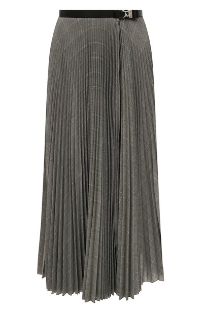 Женская плиссированная юбка PRADA, арт. P175RH-1WJR-F0170-202