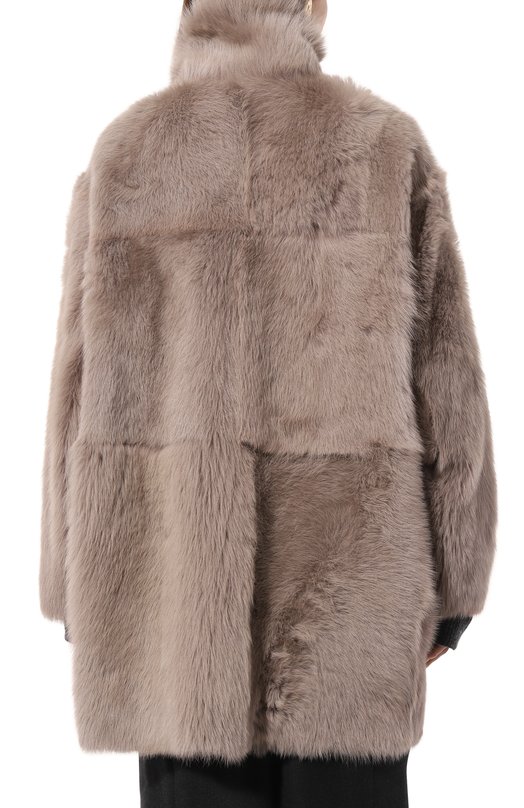 Двусторонняя дубленка Chaud Studio TOSCANA24 Бежевый  TOSCANA24 Фото 4