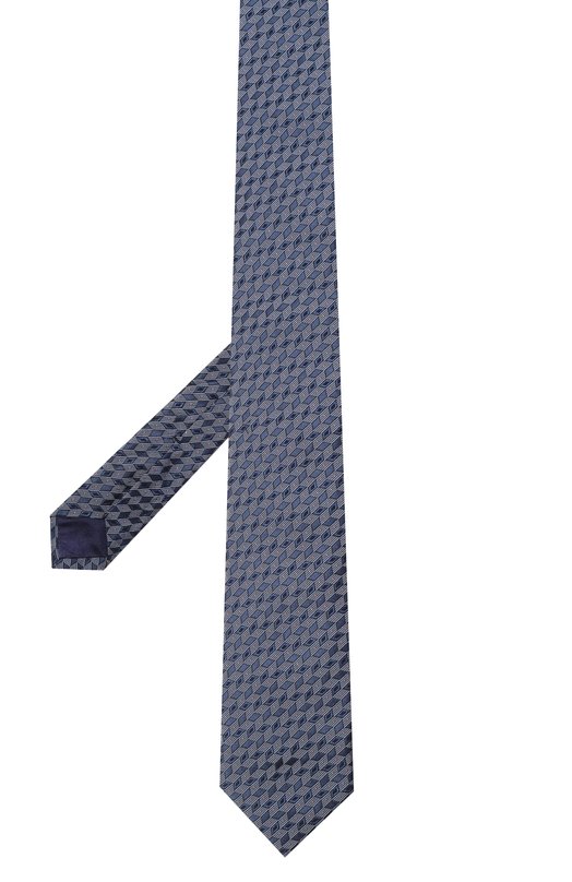 Шелковый галстук Zilli CRAV02M0600VNJQC0 Синий  CRAV02M0600VNJQC0 Фото 3