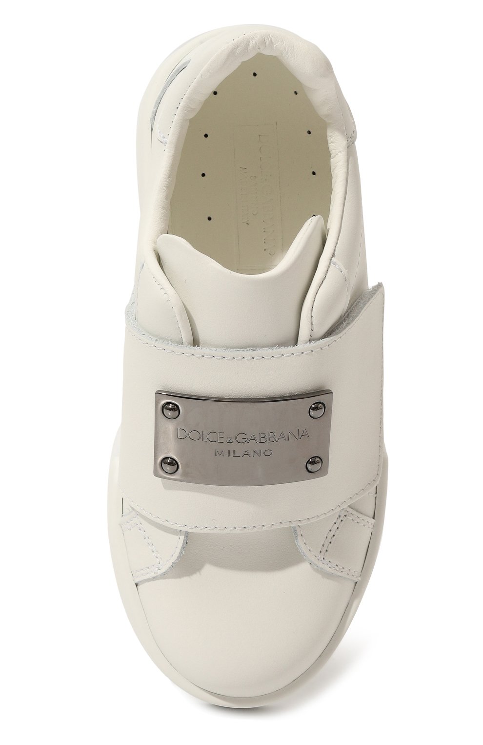 Кожаные кеды DOLCE & GABBANA, арт. DA5156/A3444/29-36, фото 4