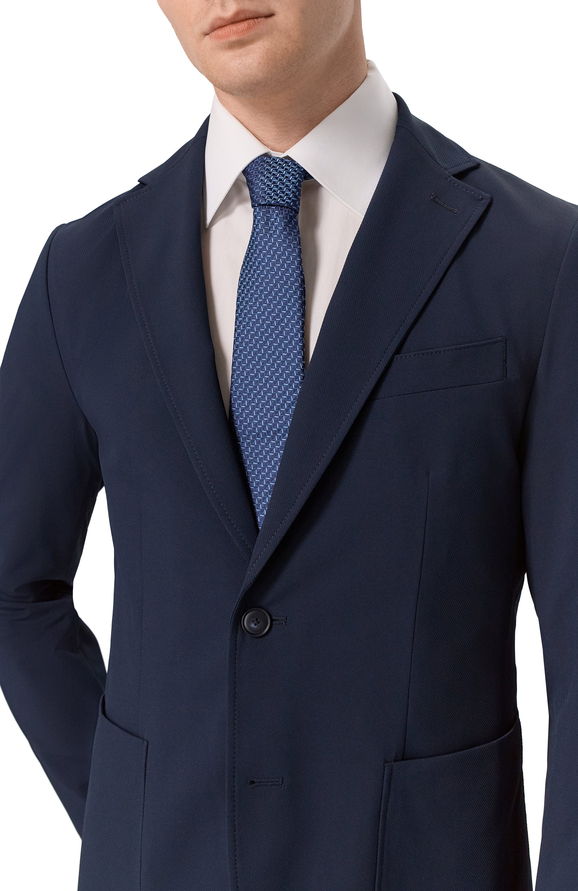 Шелковый галстук CANALI, арт. 18/HJ04409, фото 2