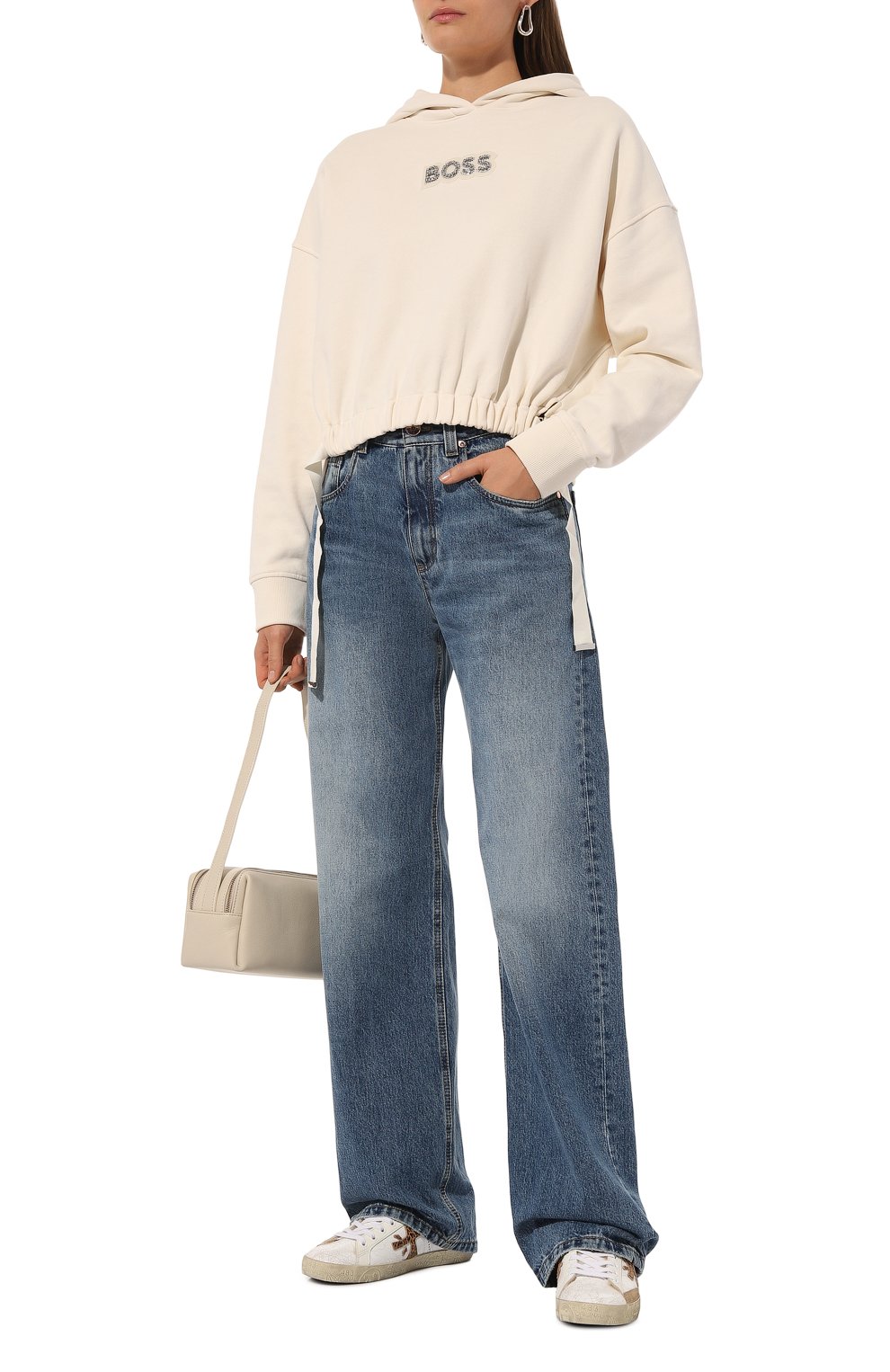 Хлопковое худи BOSS ORANGE, арт. 50528690, фото 2