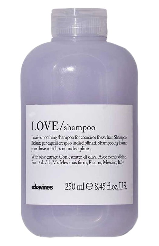 фото Шампунь для разглаживания завитка love smoothing (250ml) davines