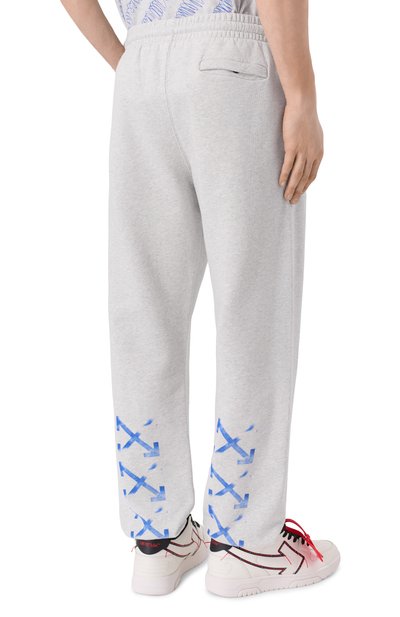 Хлопковые джоггеры OFF-WHITE, арт. 0MCH057F25FLE003, фото 4