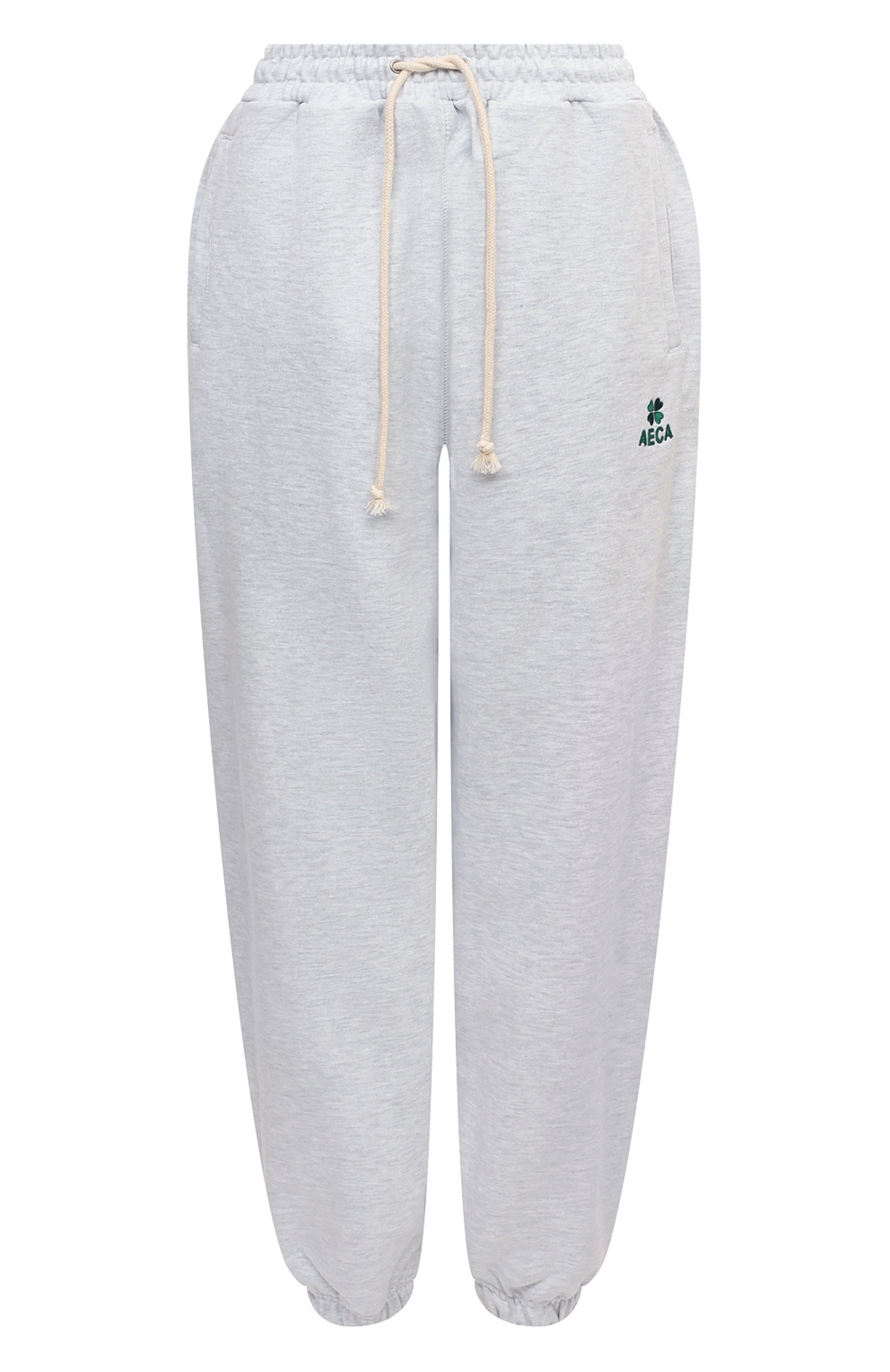 Хлопковые джоггеры AECA WHITE, арт. AWCMFWBDBSLSO001C0.LIGHT GREY (L), фото 1