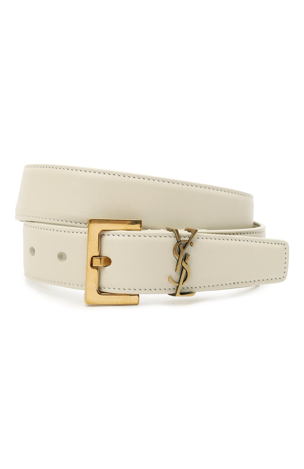 Кожаный ремень monogram SAINT LAURENT, арт. 634437/B000W, фото 1