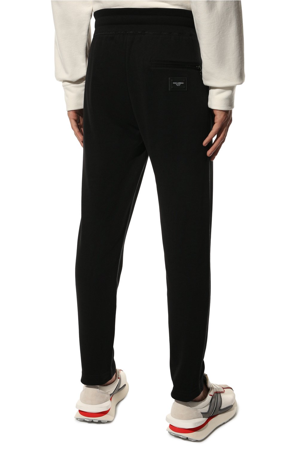 Хлопковые брюки DOLCE & GABBANA, арт. GYWEAT/FU7DU, фото 4