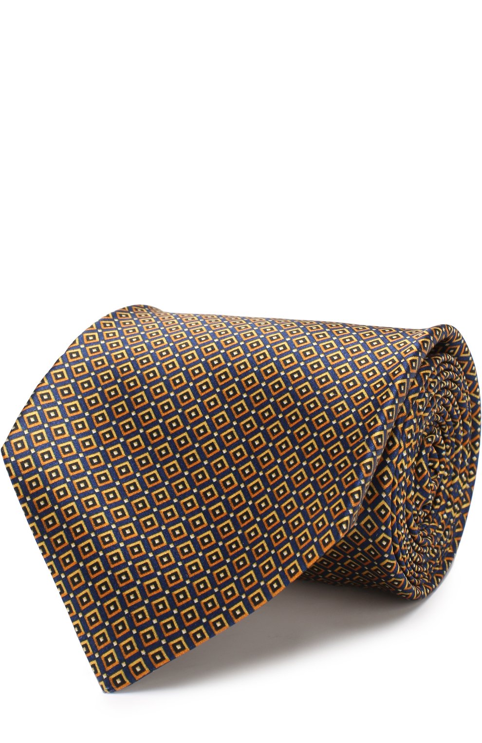 Шелковый галстук с узором KITON, арт. UCRVKLC02F98, фото 1
