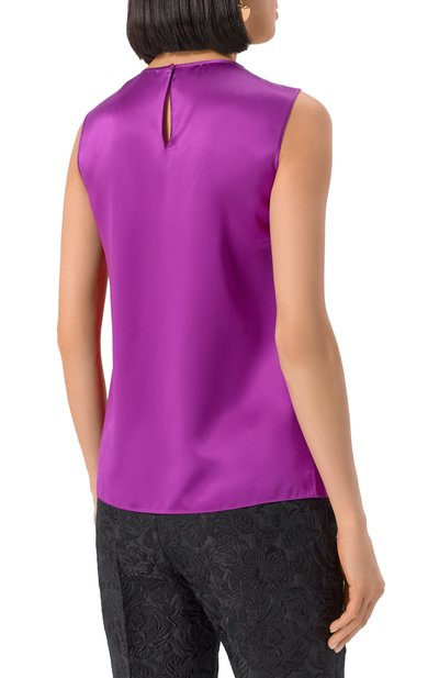 Атласный топ DOLCE & GABBANA, арт. F7ZZCT/FU1AU, фото 4