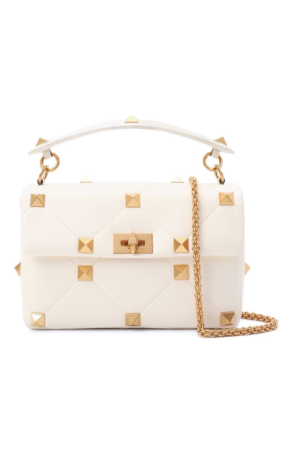 Сумка roman stud large VALENTINO белого цвета по цене 363000 руб., арт. WW2B0I60/BSF, фото 6 Сумка roman stud large VALENTINO, арт. WW2B0I60/BSF, фото 6