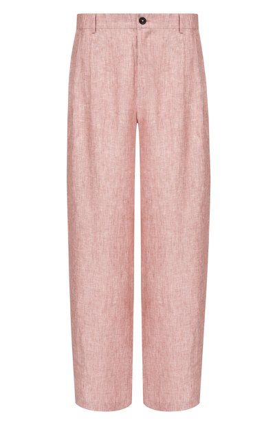 Мужские льняные брюки 12 STOREEZ, арт. 137198