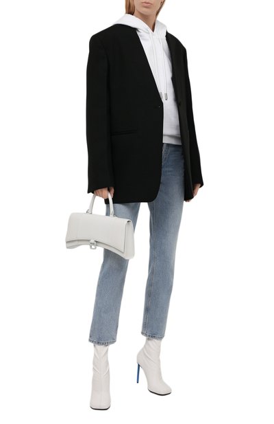 Хлопковое худи OFF-WHITE белого цвета по цене 58600 руб., арт. 0WBB035F21JER008, фото 2 Хлопковое худи OFF-WHITE, арт. 0WBB035F21JER008, фото 2