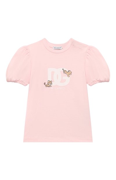 Хлопковая футболка DOLCE & GABBANA, арт. L2JT0I/G7N1W