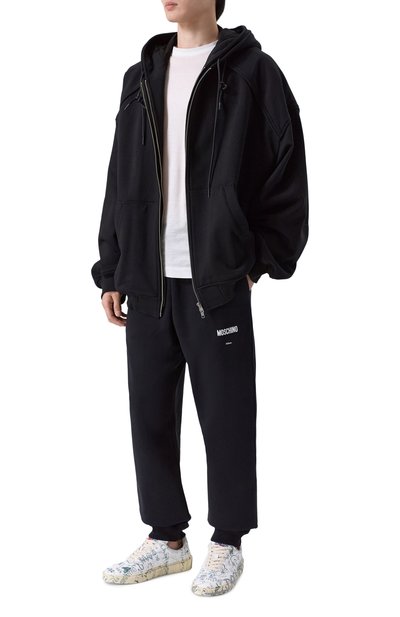 Хлопковые джоггеры MOSCHINO, арт. A0349/0228, фото 2