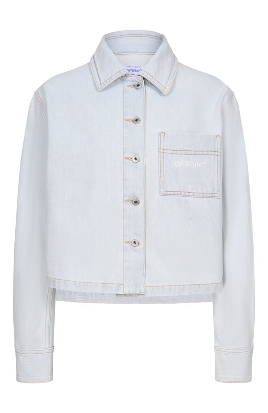 Джинсовая рубашка Off-White 0WYD013F25DEN002 Голубой 0WYD013F25DEN002