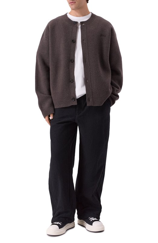 Шерстяной кардиган Juun.J JC5951P36 Коричневый  JC5951P36 Фото 2