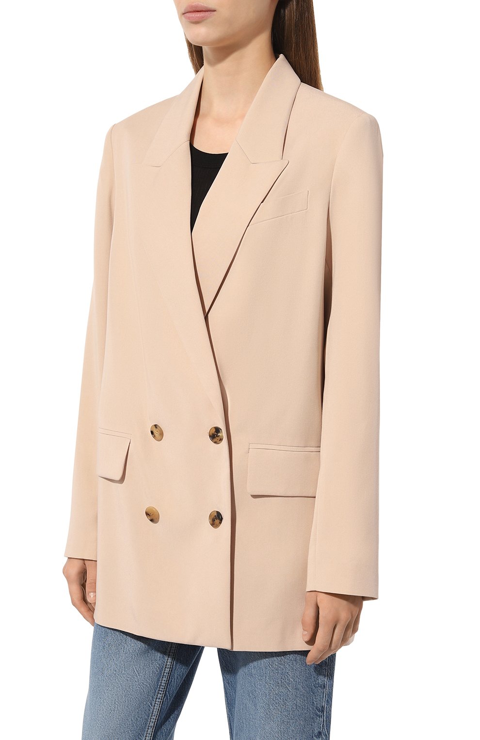 Жакет OLOLOL светло-бежевого цвета по цене 54000 руб., арт. OLJT006/4033.112/S24, фото 3 Жакет OLOLOL, арт. OLJT006/4033.112/S24, фото 3