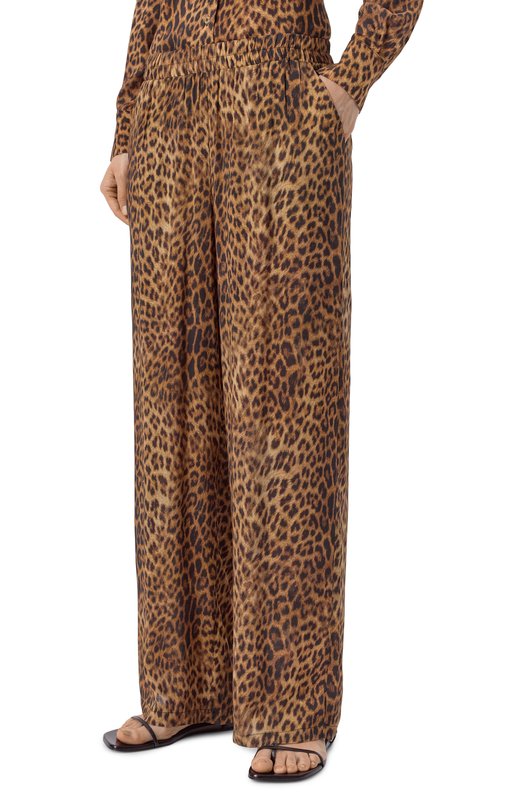 Брюки из вискозы Melissa Odabash OLIVIA CR Леопардовый  OLIVIA CR Фото 3