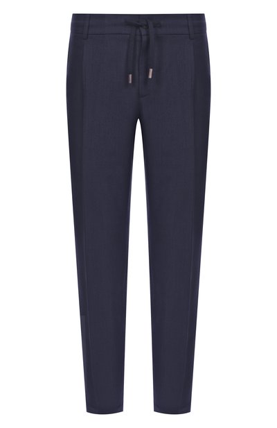 Мужские брюки из шерсти и шелка CAPOBIANCO, арт. 18M804.LR00.