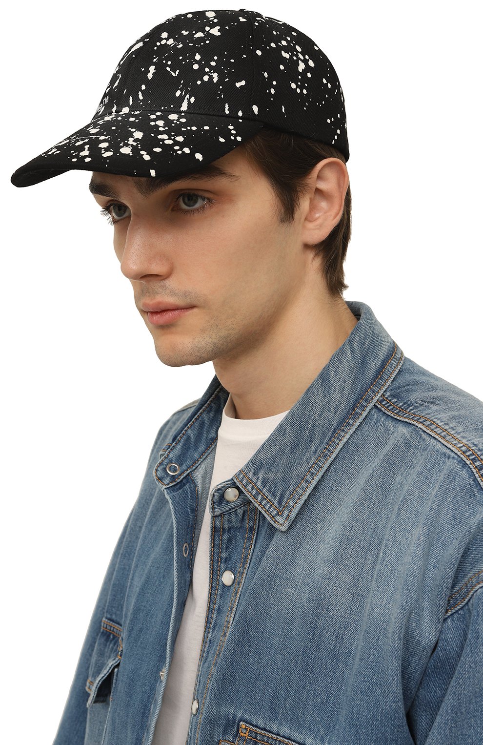 Хлопковая бейсболка OFF-WHITE, арт. 0MLB041F22FAB0101001, фото 2