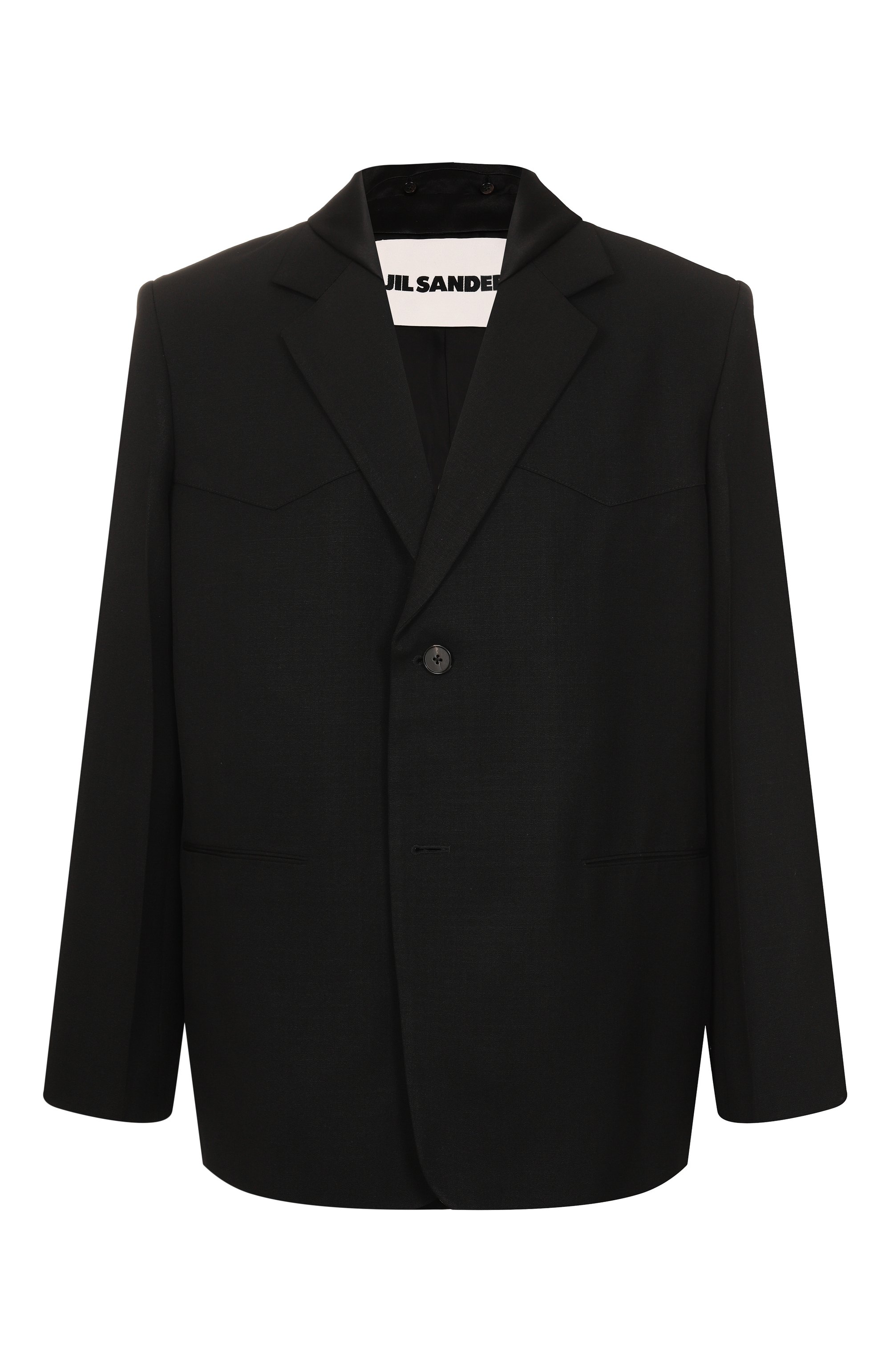 Пиджак из вискозы и шелка JIL SANDER, арт. J21BN0211-J65324, фото 1